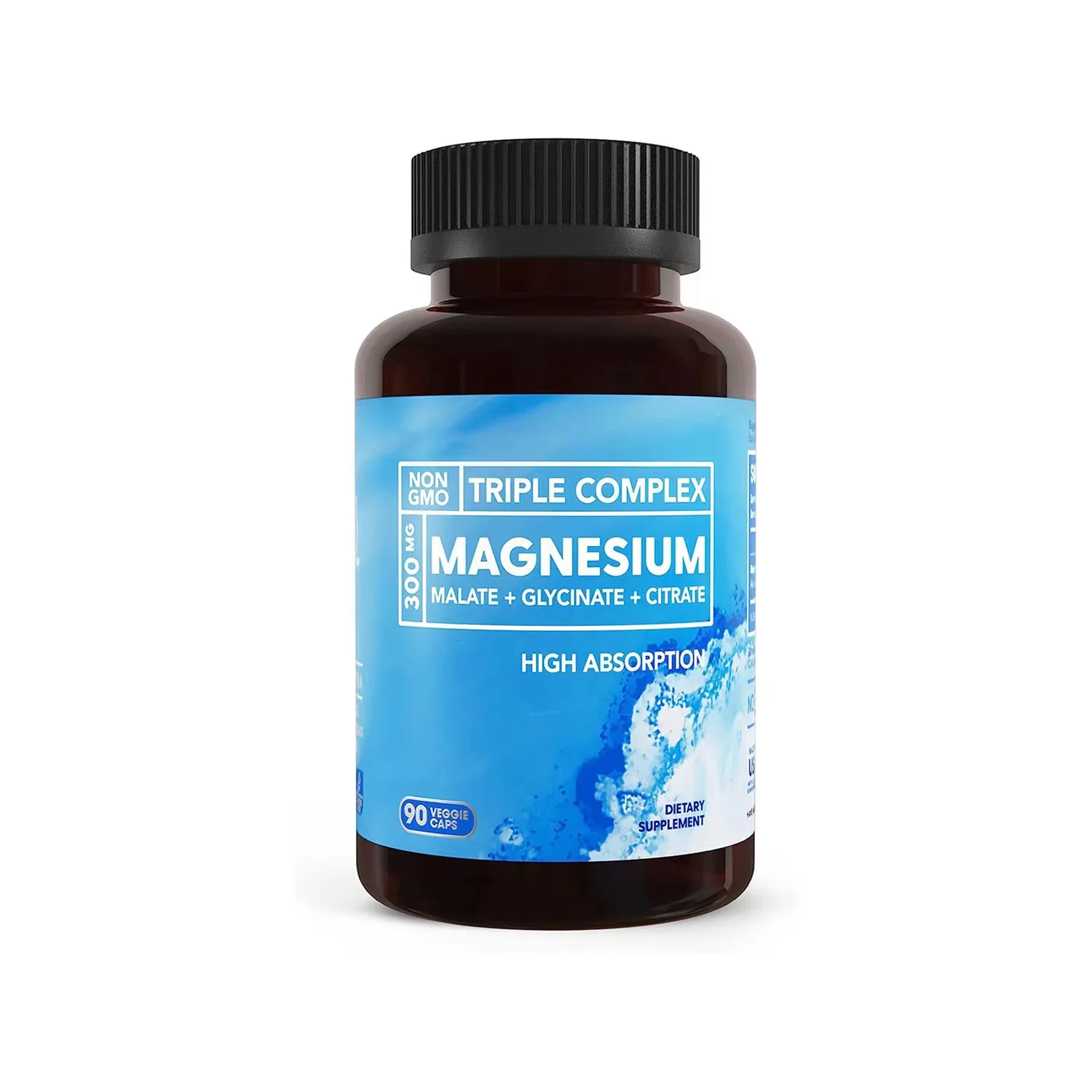 

90capsules Triple Magnesium Complex 300mg,90 Veggie Capsules