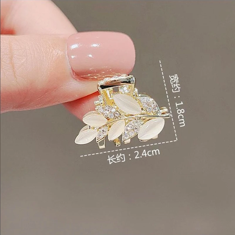 Flower Clip Headdress Hair Clip Female Net Red Head Small Hair Catch Bangs Top Hairpin Shark For hair clips,hair accessories
