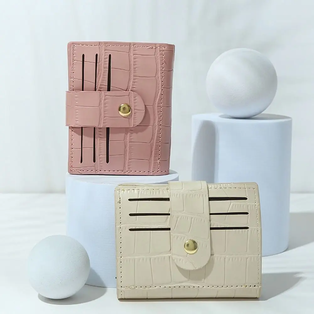 

Кошелек из искусственной кожи на молнии для мужчин и женщин, модная короткая Сумочка для удостоверения личности и мелочи в Корейском стиле