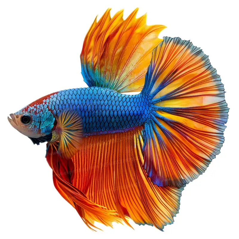 Betta Fish Wall Sticker Bathroom Toilet Decor Living Room Cabinet Refrigerator Home Decoration Decals Stickers S425