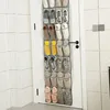 Wall Hanging Shoe Storage Organizer Bag Shoes Rack Over The Door Fabric Cabinet Closet Organizer For Shoes Clothes Storage Bag 6