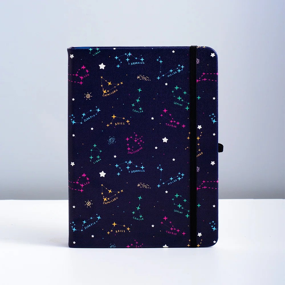 Corderona Zodiac 160gsm Bullet Dotted Journal B6 Sketchbooks Thick Travel Planner Diary Hard Cover Notebook 2