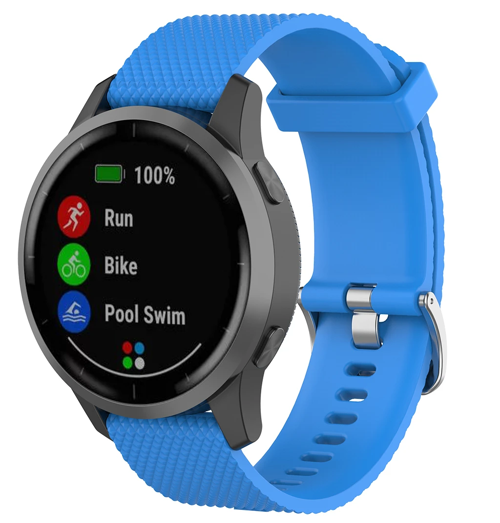 Premium Silicone Wrist Strap for Smart Watches - Versatile and Durable Bracelet Band