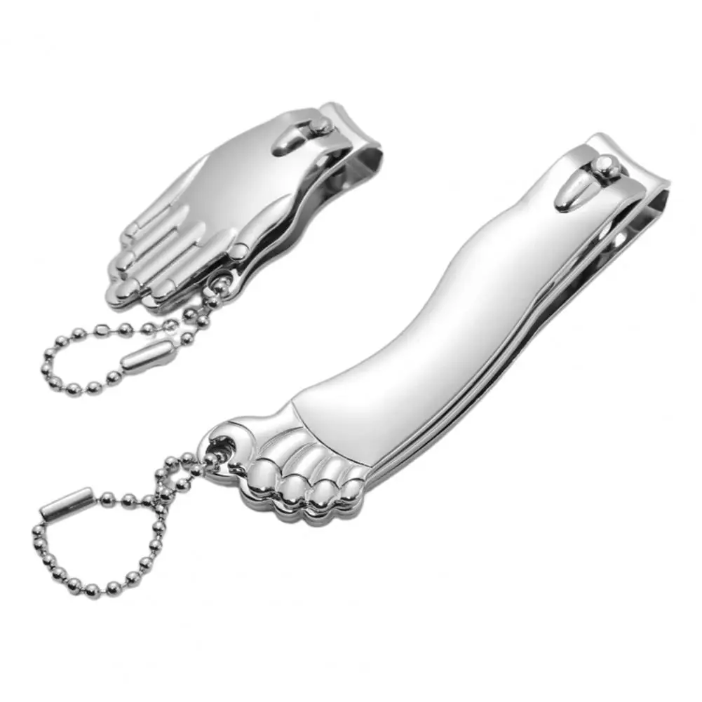 Nail Scissors Set Carbon Steel Hand Foot Shape 2Pcs/Set