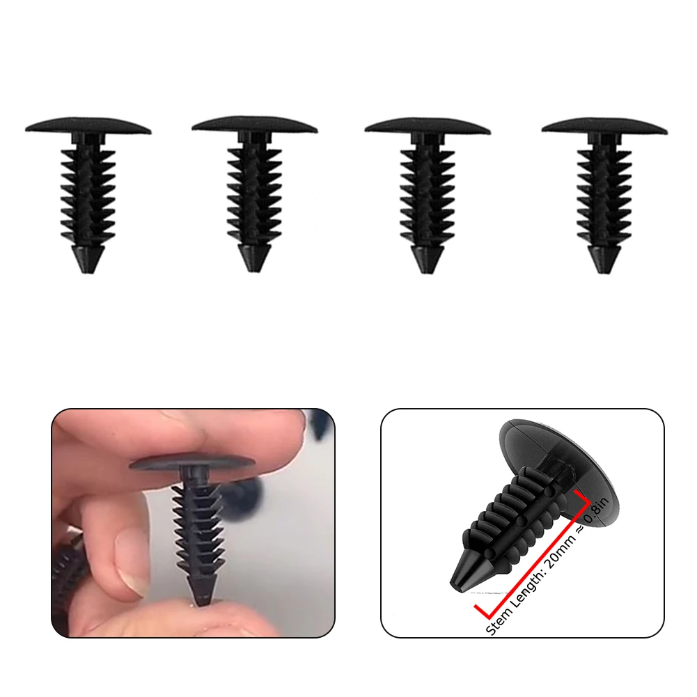 Рисунок 3 - нейлоновые зажимы для бампера автомобильного