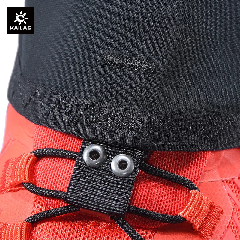 Sand-proof Covers Ankle Protective 1 Pair for Black Running Shoes KAILAS Outdoor Sports KL2203101 waterproof leg covers