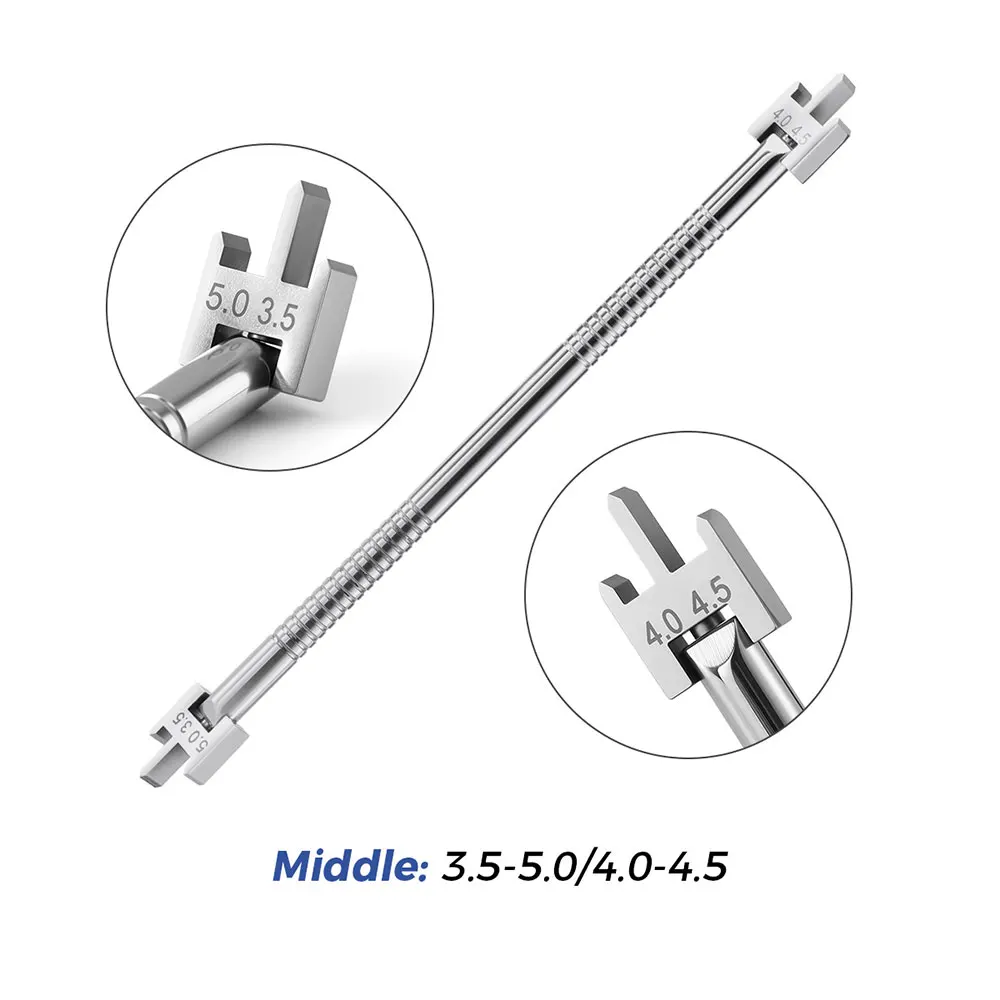 1PC AZDENT Dental Kieferorthopädische Klammern Position Gauge Einstellbare Edelstahl Halterung Stellungs Zahnmedizin Werkzeuge Autoklavierbar – Detail 9