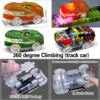 Magical Track Racing Cars With LED Lights DIY Plastic Racing Track Glowing In The Dark Creative Gifts Toys For Children 3