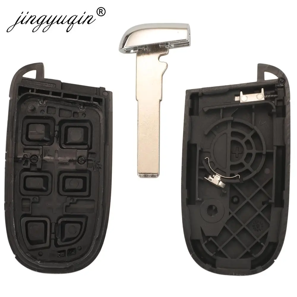Key Shell SIP22 Blade Smart Remote Car Fob for Jeep Renegade Compass 3/4/5 Buttons