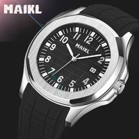 MAIKL Top Luxury Brand Male Quartz Watches Silicone strap Date Watch For Men Waterproof Sport Clock Male Relogio Masculino 1