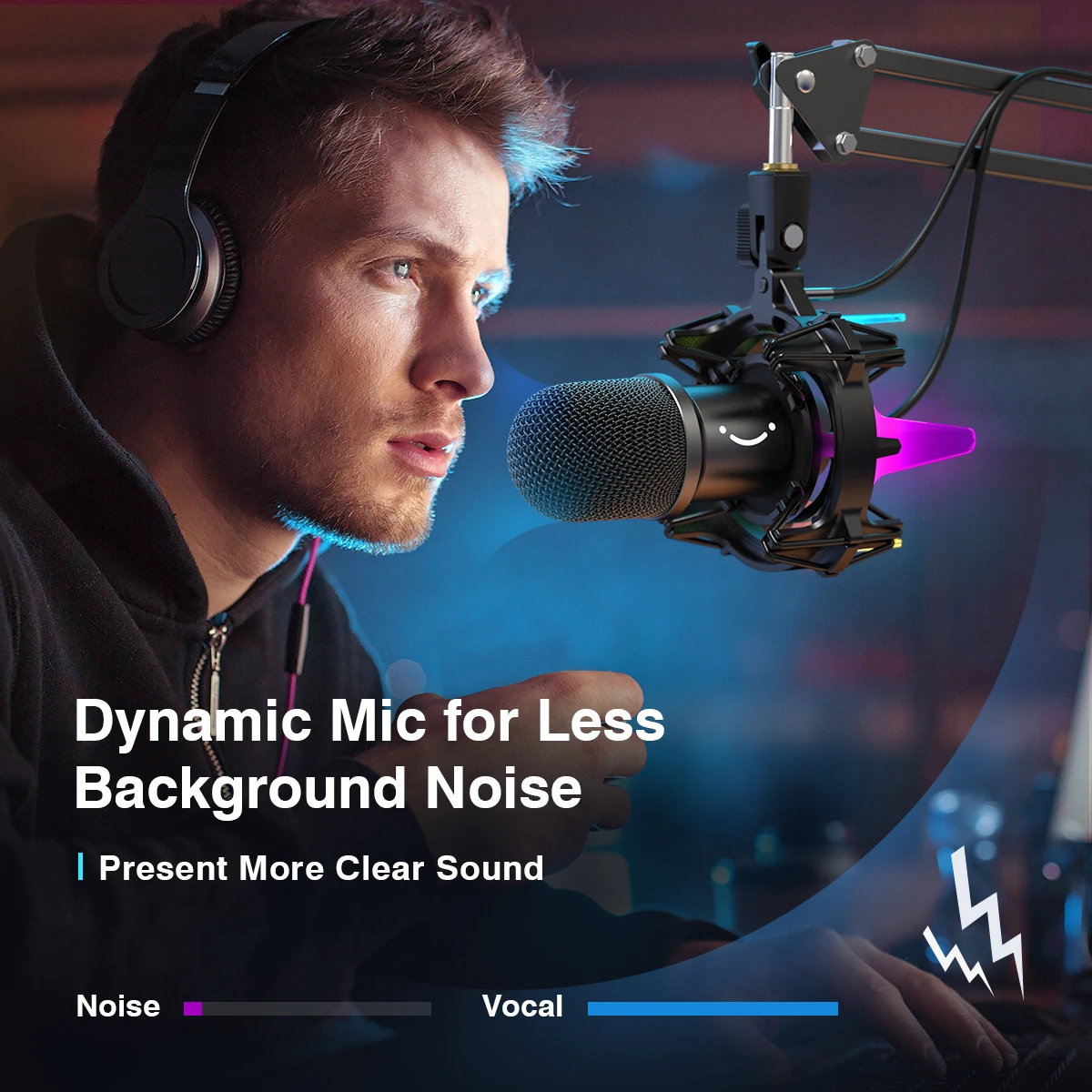 FIFINE USB Dynamic Microphone Kit Image 7