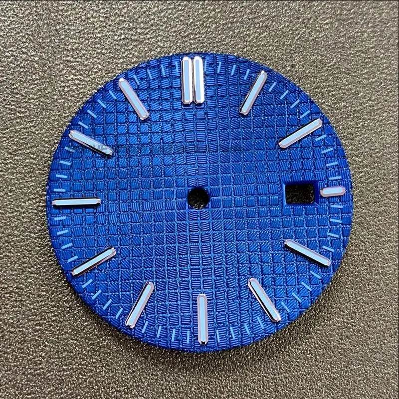 31.8mm Watch Dial Green Luminous Watch Faces Replacement Accessories for Royal Oak NH35 Automatic Movement MOD Parts