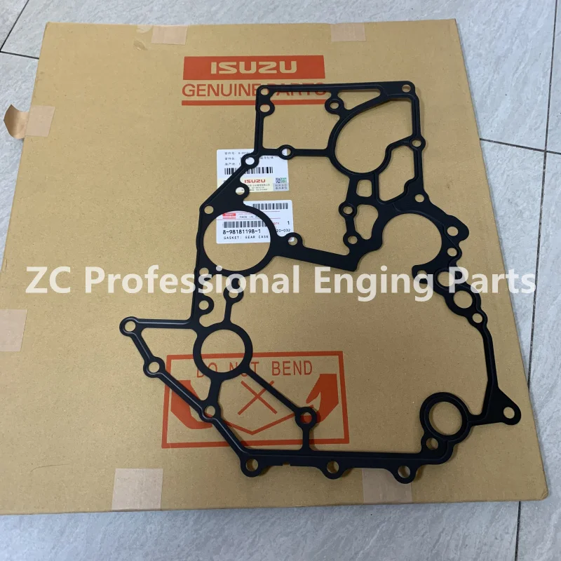 8-98181198-1 8981811981 Japanese original gearbox to cylinder block sealing gasket for Isuzu 4JJ1