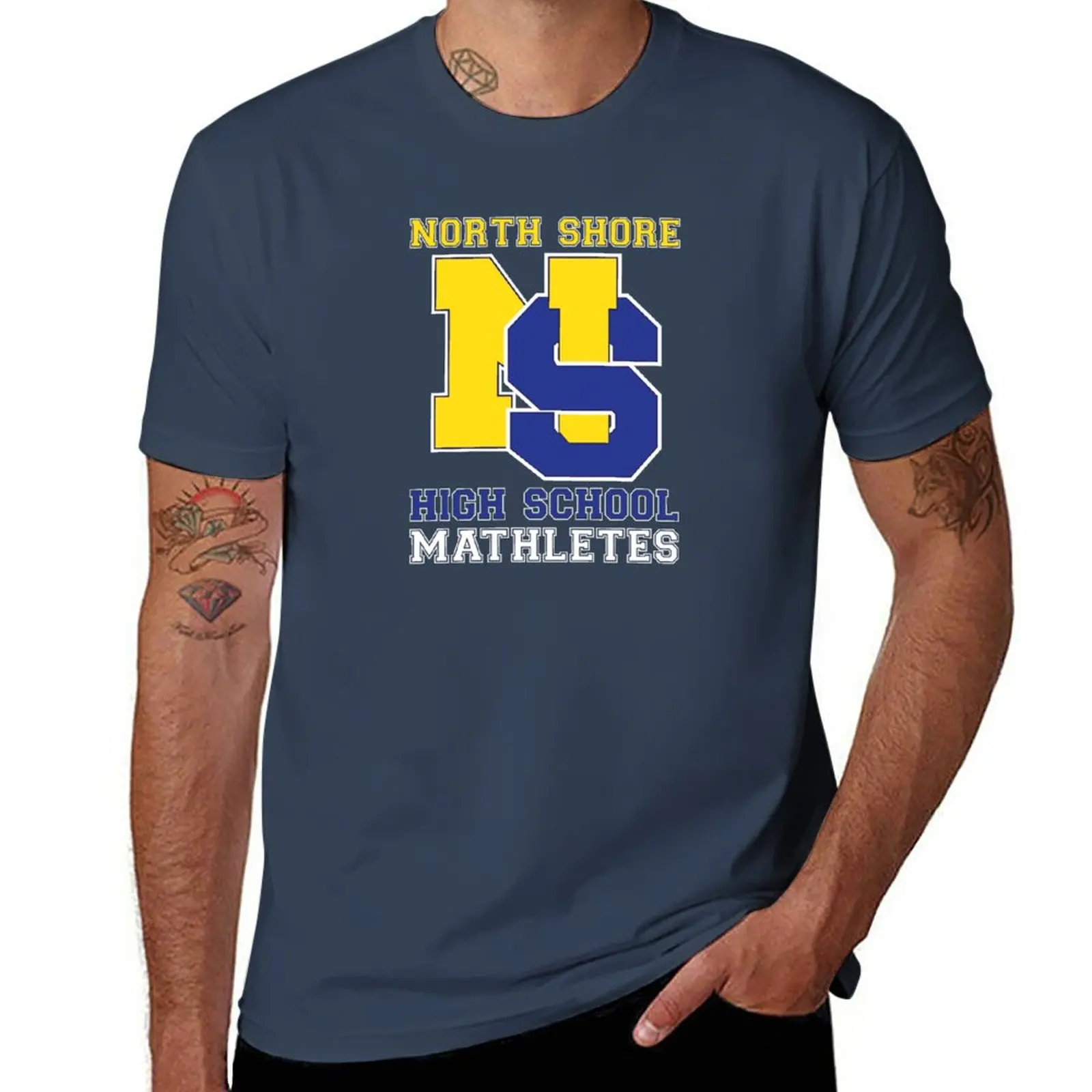 

New North Shore High School Mathletes T-Shirt tees sports fan t-shirts fitted t shirts for men