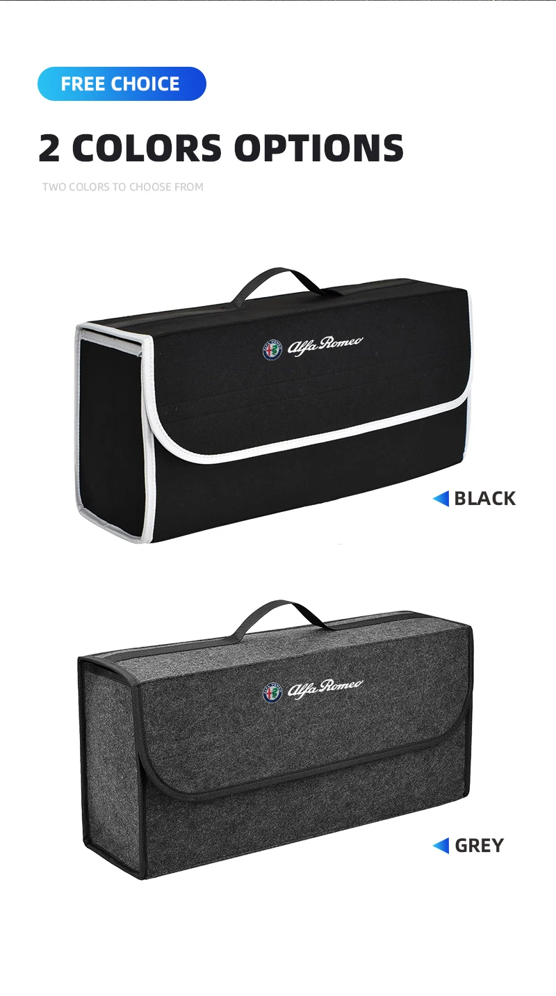 Alfa Romeo Kofferbak Organizer Tas - Groot opbergcompartiment detail