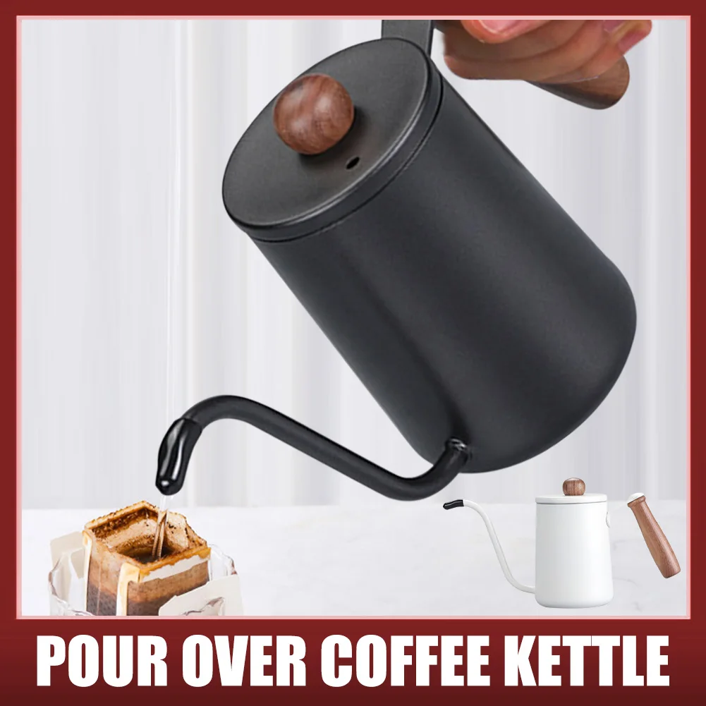 

Pour Over Coffee Kettle Gooseneck Heat Insulation Durability Brewing Tea Coffee Latte Cappuccino Mocha Home Kitchen Gadget