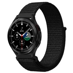 Nylon Loop Smartwatch Strap Sport Watchband Replacement Bracelet Accessories for Redmi Watch 5 Lite (Black)