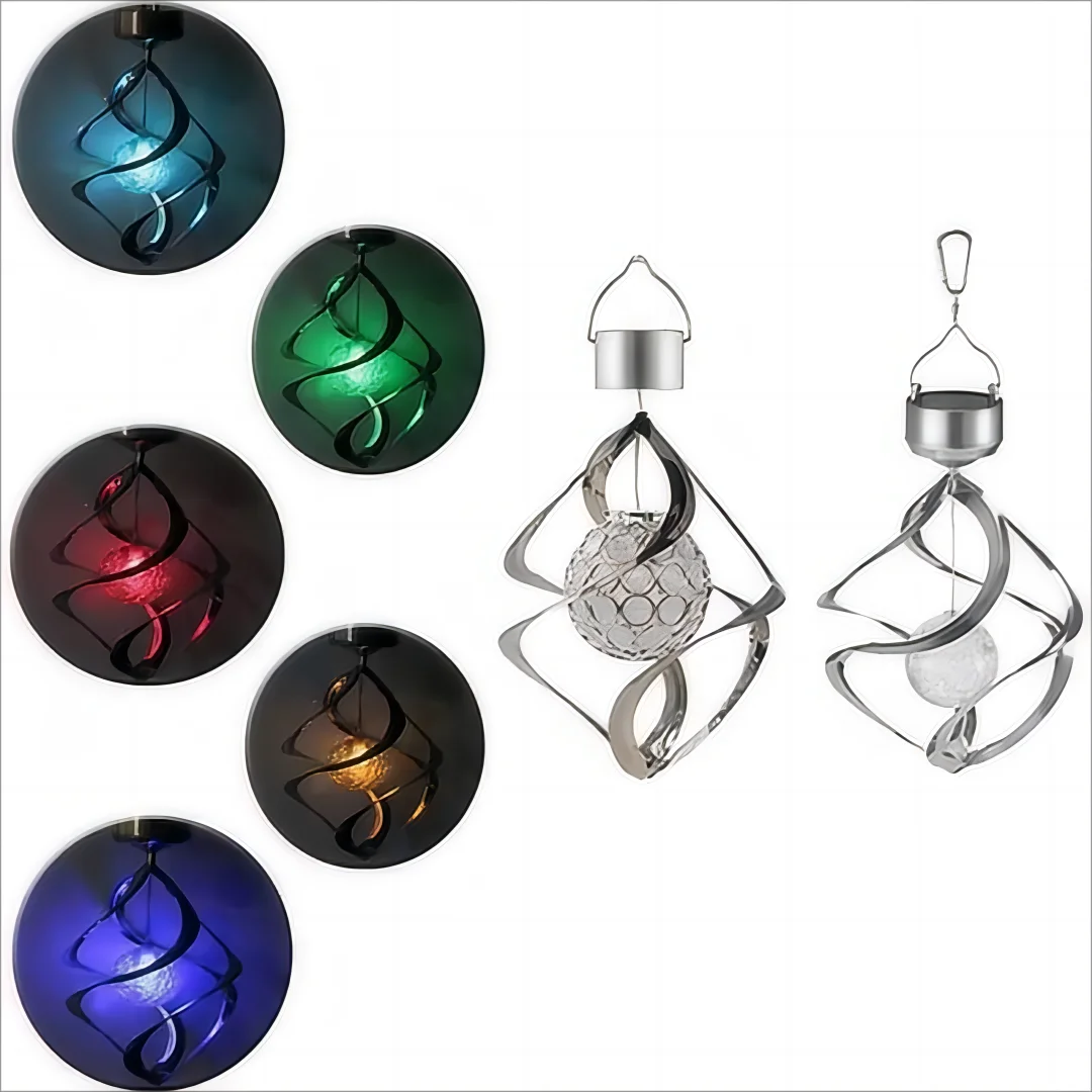 Hanging Solar Swirl Wind-spinner