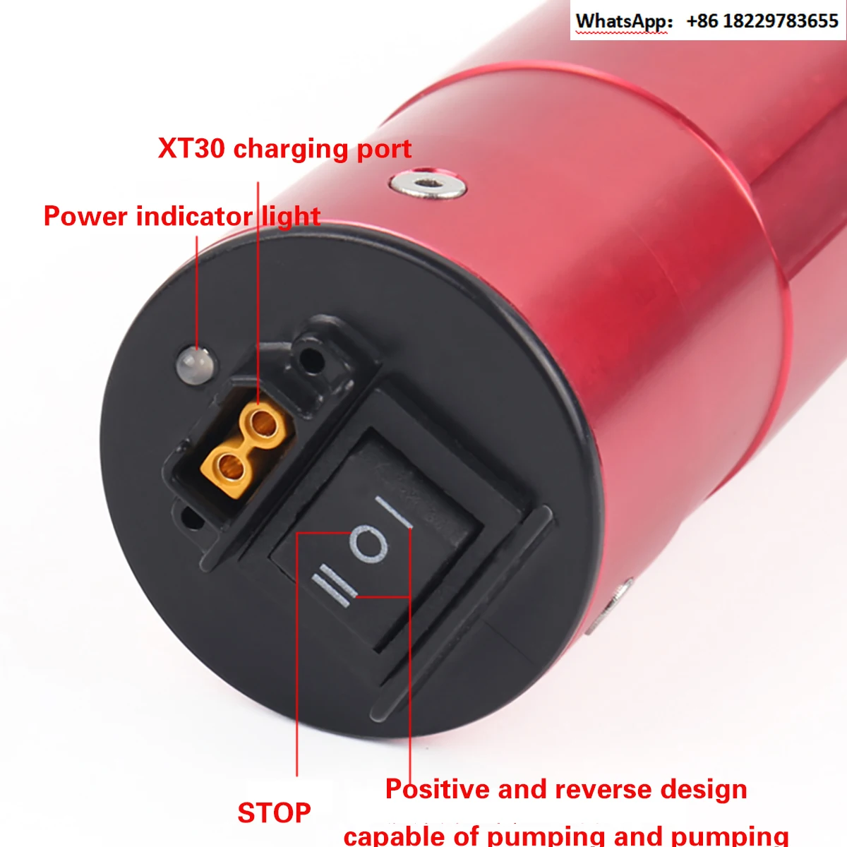 니트로 RC 비행기용 양방향 2L/분 충전식 DLE 전기 연료 펌프