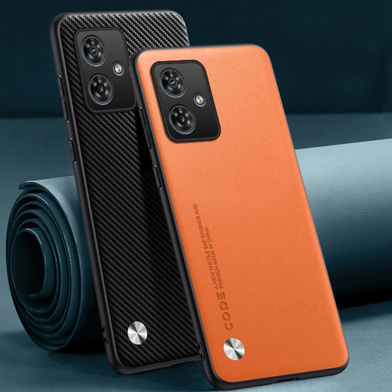 Luxury PU Leather Matte Silicone Shockproof Phone Case - Elegant Protection Cover