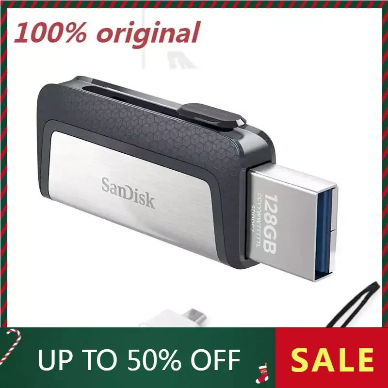 

100%SanDisk usb 128GB SDDDC2 Extreme high speed Type-C USB3.1 32gDual OTG USB Flash Drive 64GB Pen Drives 256GB 150M/S PenDrives