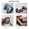 1pc Kitchen Aluminium Sink Drain Rack Shelf Basket Organizer Kitchen Accessories SpongeStorage Faucet Holder Soap Drainer 4
