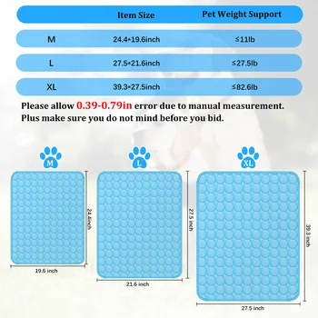 Pet Cooling Mat Cool Pad Cushion Dog Cat Puppy Blanket For Summer Sleeping Bed Dog Cooling Bed Pet Cooling Mat 5