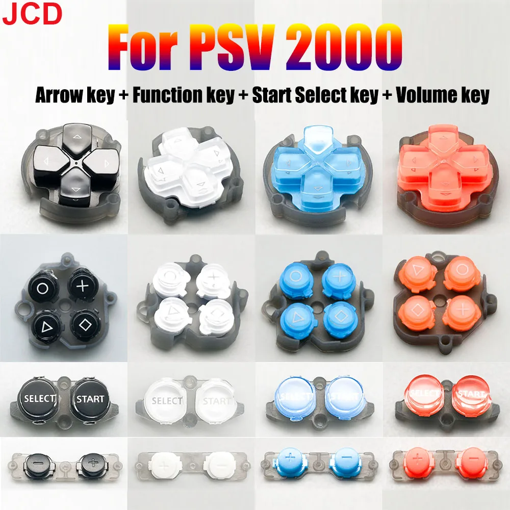 JCD PS 비타용 2000 방향 버튼, 기능 버튼 교체, PSV2000 PSV 시작 콘솔 선택 키, 볼륨 키
