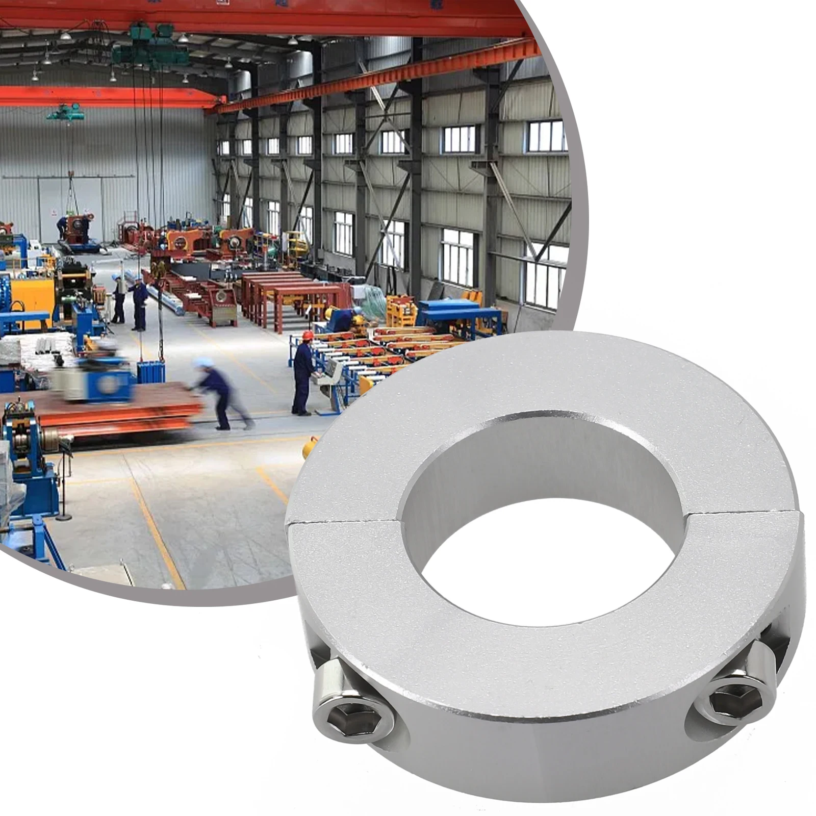 Clamp Collar  Double Split  13-30mm Inside  Diameter  Shaft Collar Clamp Type  Aluminum Alloy Fixed Rings Clamp Collar