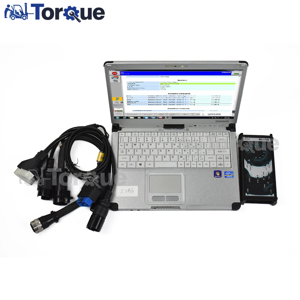 Per Iveco Eltrac Easy Eci Diagnostic Kit Per Iveco Easy Diagnostics + Thoughbook Cf C2 Laptop Per Lveco Eci Eltrac Diagnostic Kit