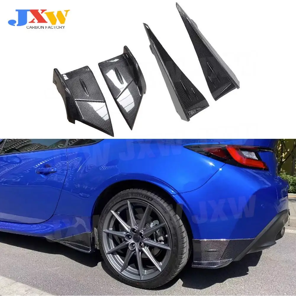 

Carbon Fiber Rear Splitters Flaps Spoiler Side Skirts Cupwings Winglets For Toyota GR86 Subaru BRZ 2021+ FRP Fender Skid Plate