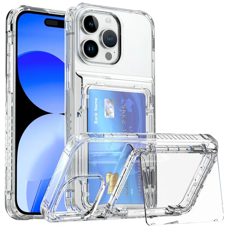 

Transparent Flip Cover Suitable for iPhone 15promax Phone Case 14plus Case Beer Card 13pro 12 Anti Drop 11 Protection Cover