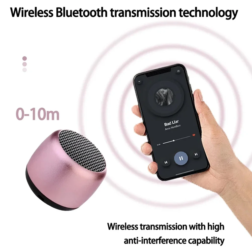 Bluetooth Speaker M1 Portable Bluetooth Speaker Music Stereo Surround Mini USB Outdoor Subwoofer Speaker Audio Player Wireless