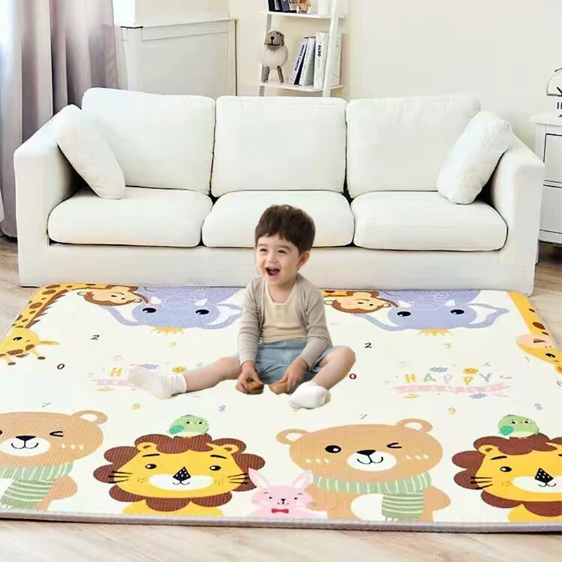 

200cm*180cm EPE Baby Play Mat Toys for Children Rug Playmat Developing Mats New Baby Room Crawling Pad Double Sided Baby Carpets