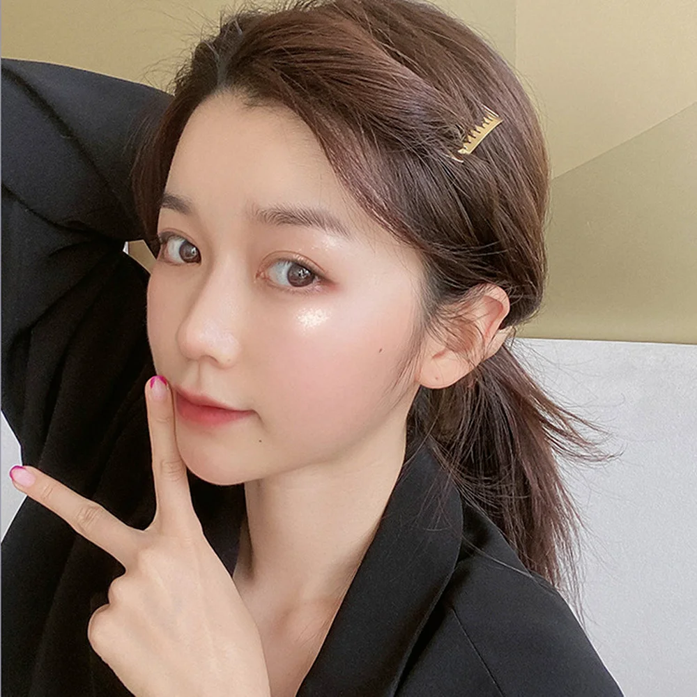 

Simple Korean Style Hair Clips Women Bangs Hair Fixed Hairpin Spring Sweet Headband Barrettes Hair Grip Fashion Hair Accessories