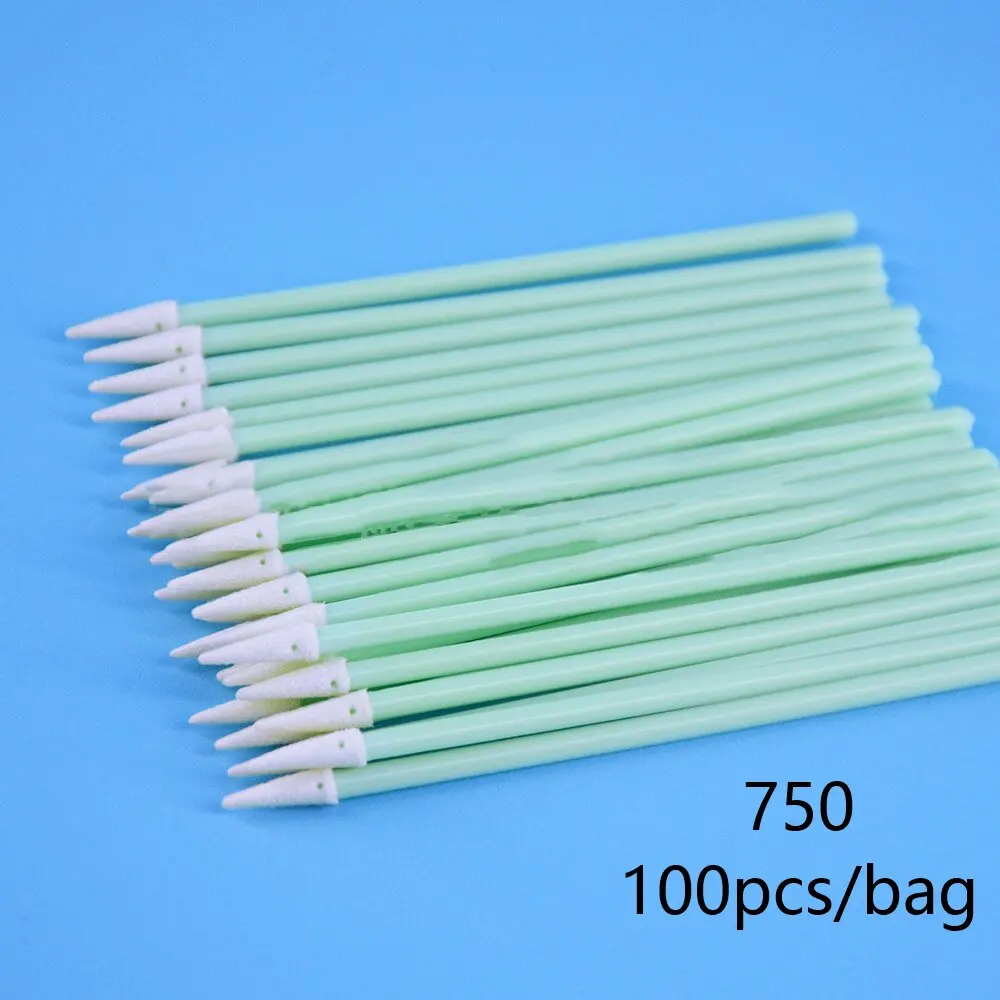 Industry Cotton Micro Swab Cleaning Tools Nonwoven Anti-static Dust Off for Lens Protective Window Fiber Laser Head 2