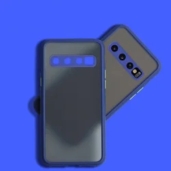 Premium Full-Protection Smartphone Case with Skin Feel Texture for Samsung Note 8 (Dark Blue)