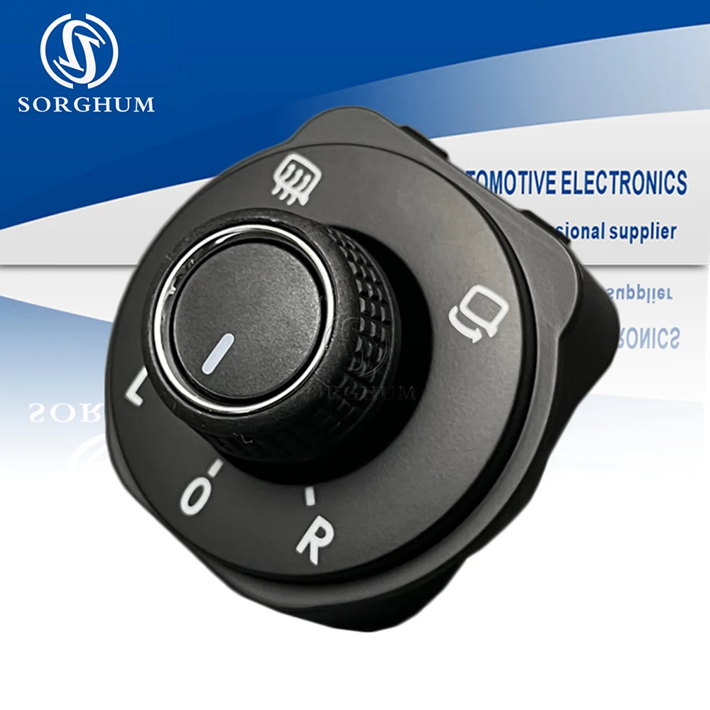 6RD959565D Rear View Mirror Adjuster Control Switch Folding Knob Button For Volkswagen VW POLO 6R 6RD 959 565 D