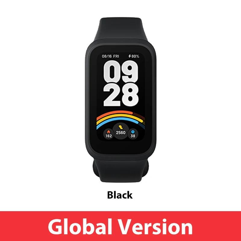 thumbnail image 1 of Versión global Xiaomi Smart Band 9 Active Pantalla de 1,47'' Monitoreo de salud y estado físico durante todo el día Modos de duración de batería de 18 días 5ATM, 1 of 5