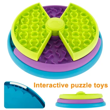 3-Layer Dog Puzzle Feeder Bowl 1