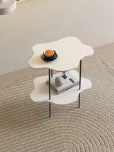

Nordic Cloud Small Coffee Table Ins Sofa Side Table Special-shaped Creative Corner Table Living Room Home Light Luxury
