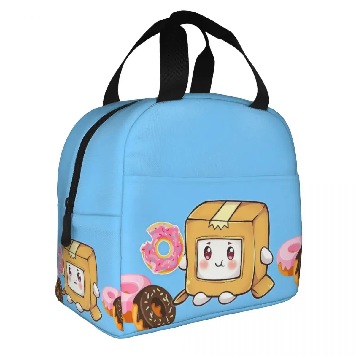 Lankybox Boxy Donut Borsa Termica Per Il Pranzo Borsa Termica Contenitore Per Pasti Kawaii Cartoon Scatola Per Il Pranzo A Tenuta Stagna Tote Borse Pe