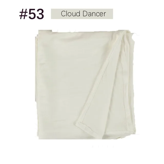 Muslim Women Premium Instant Cotton Jersey Hijab Scarf Jersey Hijabs Scarves With Hoop Pinless HeadScarves 53 colors 53