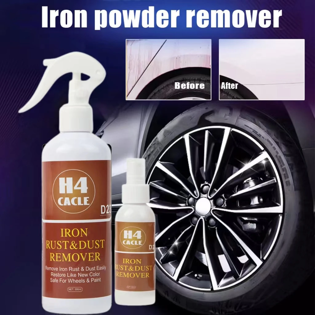 

D23 Car Metal Dust & Iron Remover Protect Paint Wheels and Brake Rim Cleaner Car Repair Cleaning Iron Rust and Dust Remover