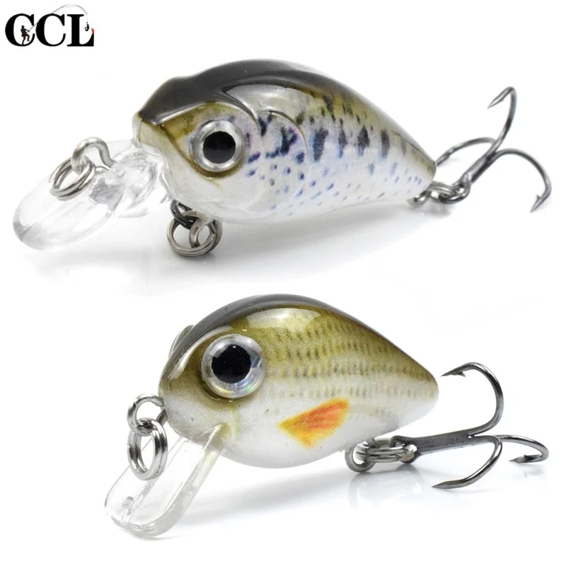 CCLTBA  Hot Sale Mini Crankbait Wobblers Floating Hard Artificial Baits Minnow for Bass Pesca Carp Perch Fishing Lures Tackle