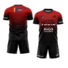 New men's Padel tennis t-shirt training suit advanced gradient shorts and T-shirt set summer quick drying sports two-piece set 1