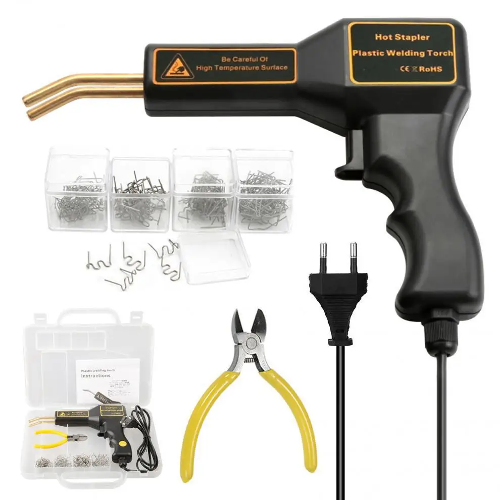 Automobile Car Plastic Welders Repair Tools Hot Staple Gun Welding Tool Kits Torch Bumper Collision Kit Portable PVC Manual hot air rework station
