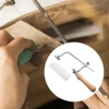 Adjustable Jeweler Saw Frame kit with 12 Pieces Blades Jeweler Wax Ring Precision Cutting Metal Saw Hand DIY Jewelry Making Tool 2