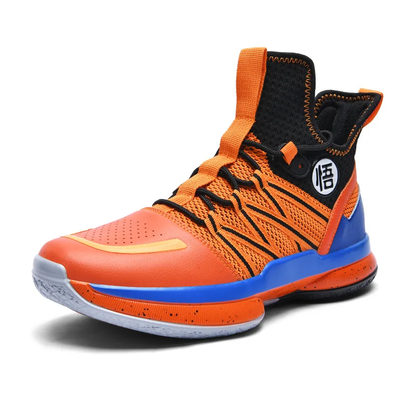 Basketball Shoes TopFight DB Wukong Orange High Top Basketball Shoes for Men Women Wearable Gym Non-slip Training Sports Shoes Kids Cushion Boots