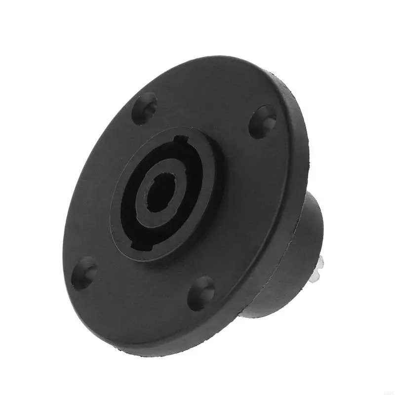 4PCS 잭 패널 소켓 커넥터 Neutrik Speakon Nl4mp, Nl4mpr, Nl4fc 용 4극 오디오 스피커 트위스트 잠금 원형 사각형